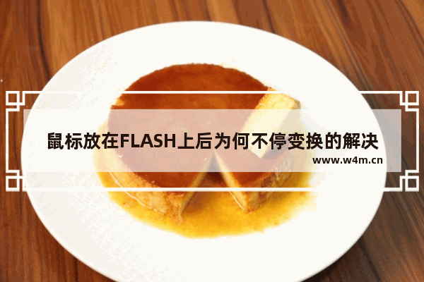 鼠标放在FLASH上后为何不停变换的解决方法