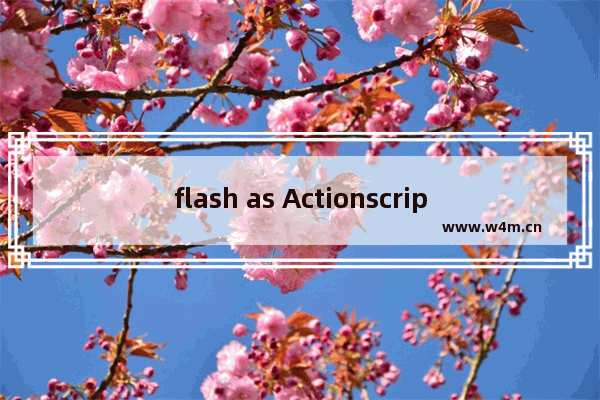 flash as Actionscript中的数组的使用方法