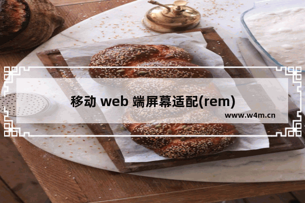 移动 web 端屏幕适配(rem)