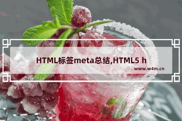 HTML标签meta总结,HTML5 head meta 属性整理