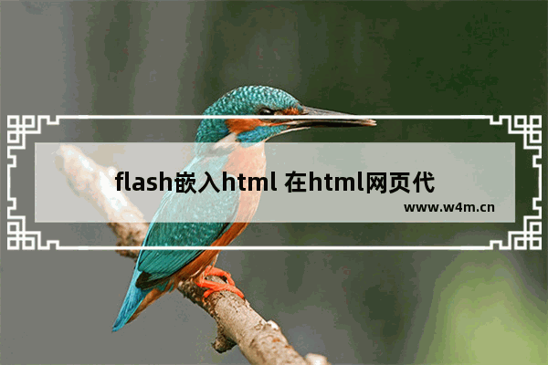 flash嵌入html 在html网页代码中嵌入Flash文件的解决方案(下)