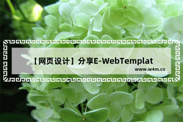 【网页设计】分享E-WebTemplates国外精美网页模板 FLASH+PSD源文件+HTML