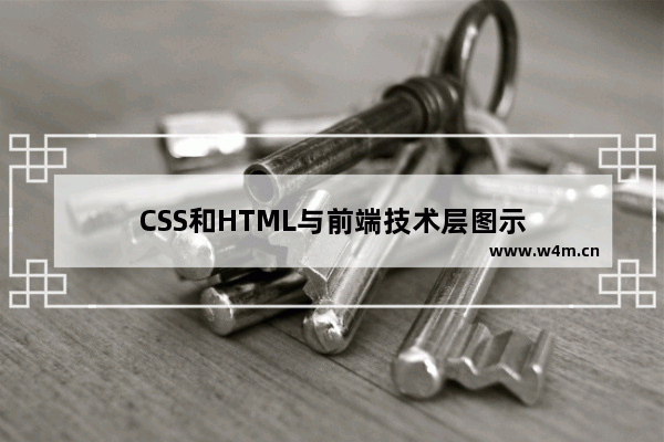 CSS和HTML与前端技术层图示