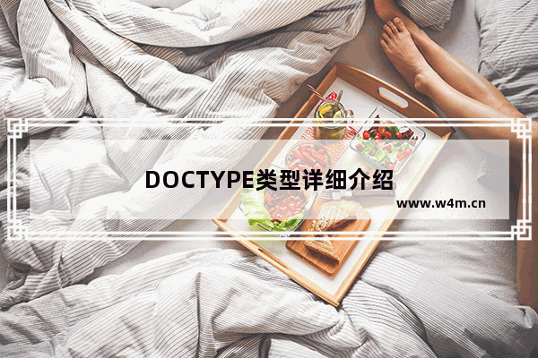 DOCTYPE类型详细介绍