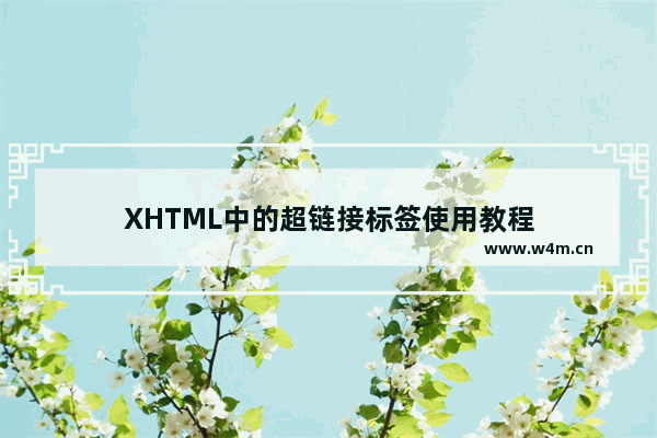 XHTML中的超链接标签使用教程