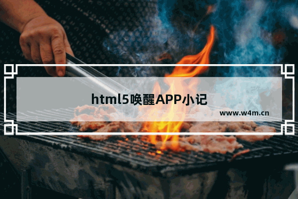 html5唤醒APP小记