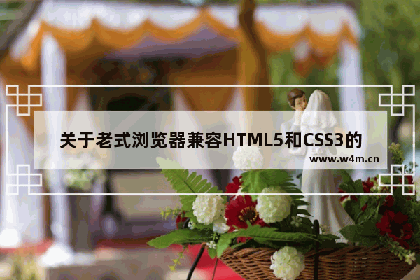 关于老式浏览器兼容HTML5和CSS3的问题