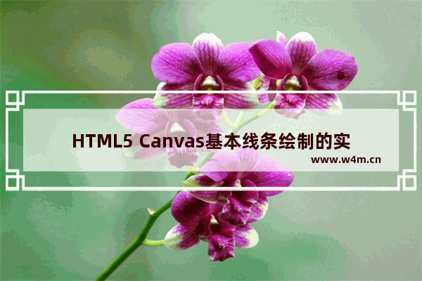 HTML5 Canvas基本线条绘制的实例教程