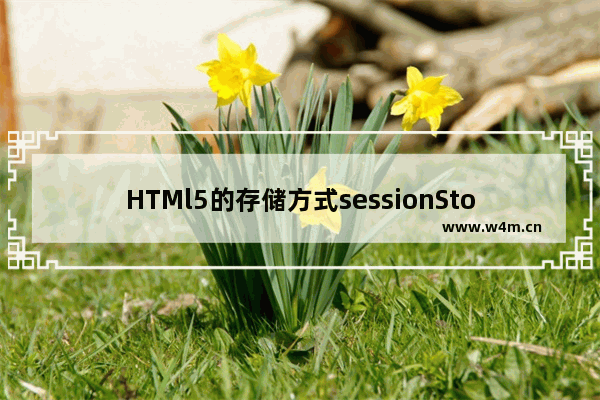 HTMl5的存储方式sessionStorage和localStorage详解