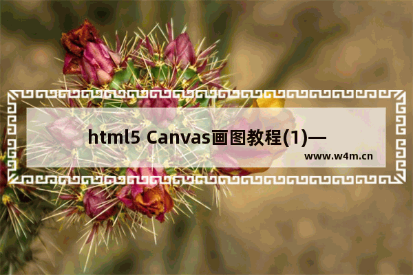 html5 Canvas画图教程(1)—画图的基本常识