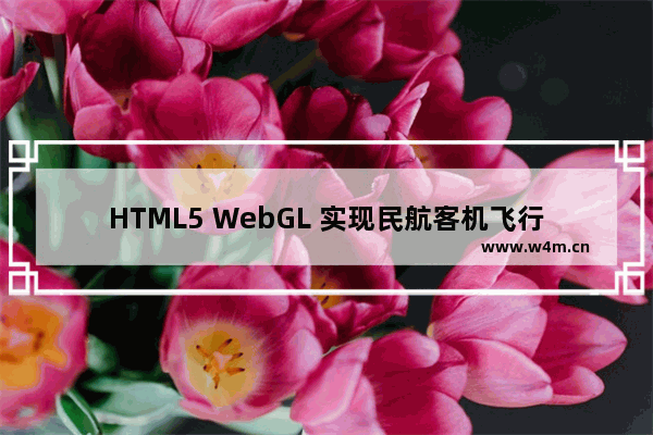 HTML5 WebGL 实现民航客机飞行监控系统