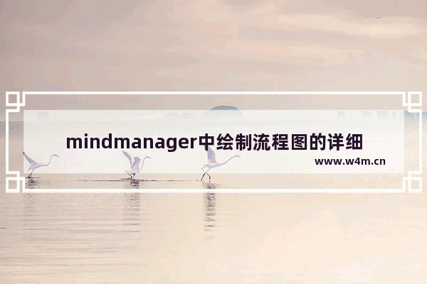 mindmanager中绘制流程图的详细操作方法