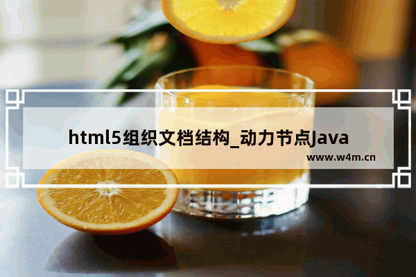 html5组织文档结构_动力节点Java学院整理