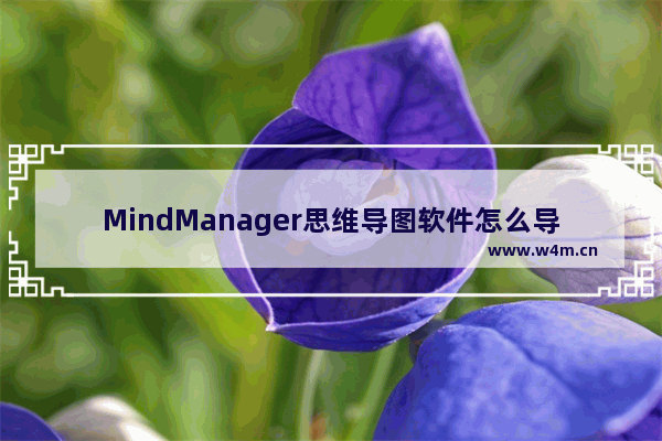 MindManager思维导图软件怎么导出PPT.Word文件?