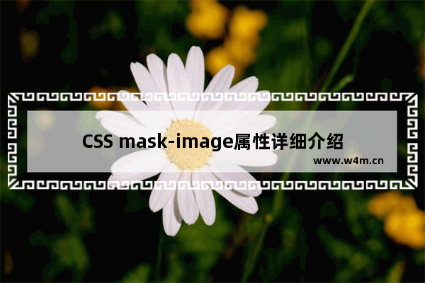 CSS mask-image属性详细介绍(小结)