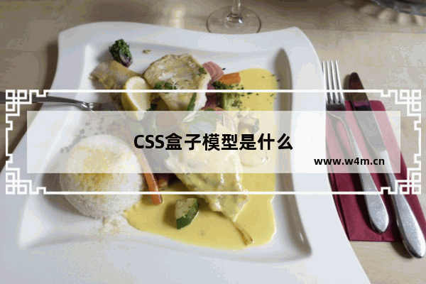 CSS盒子模型是什么