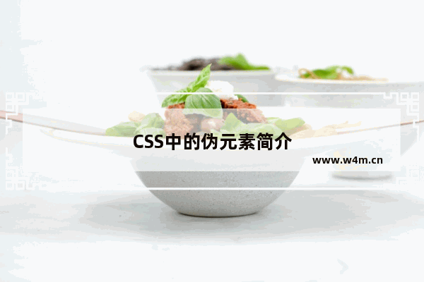 CSS中的伪元素简介