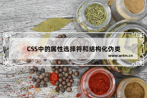 CSS中的属性选择符和结构化伪类