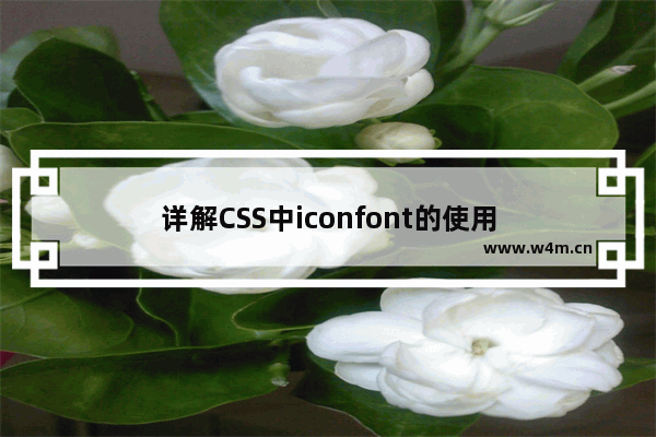 详解CSS中iconfont的使用