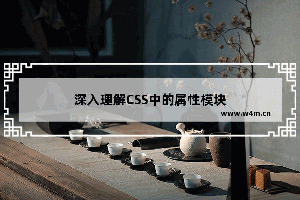 深入理解CSS中的属性模块