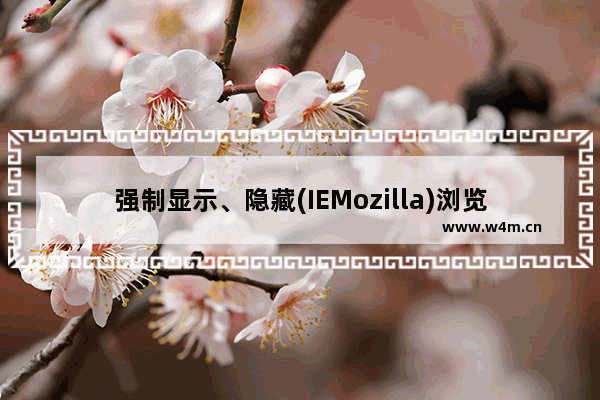 强制显示、隐藏(IEMozilla)浏览器的滚动条实现代码