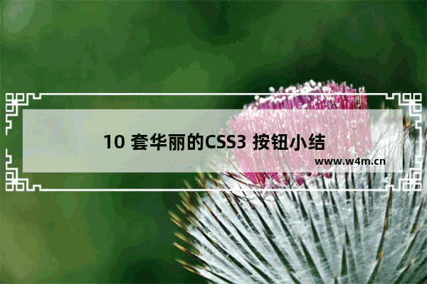 10 套华丽的CSS3 按钮小结