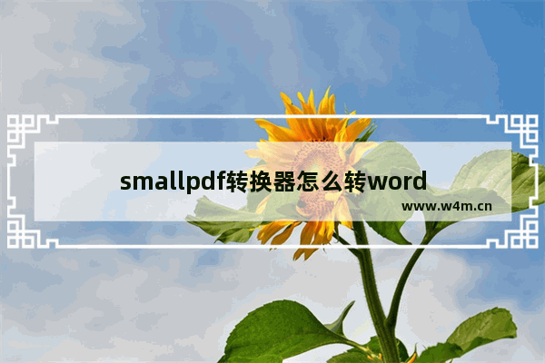 smallpdf转换器怎么转word