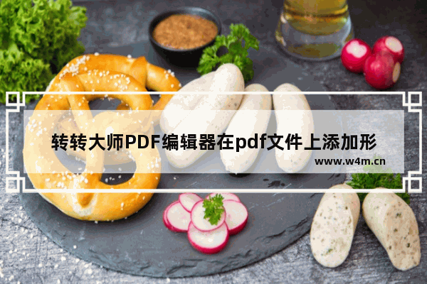 转转大师PDF编辑器在pdf文件上添加形状的方法