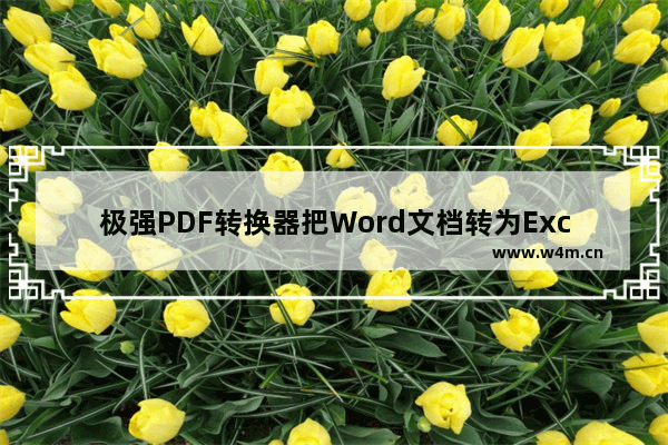 极强PDF转换器把Word文档转为Excel文档的详细方法