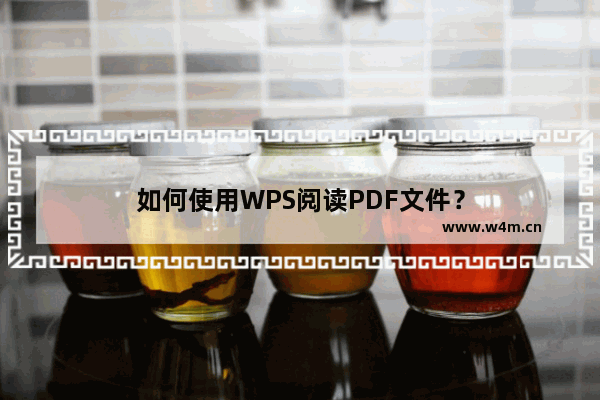 如何使用WPS阅读PDF文件？