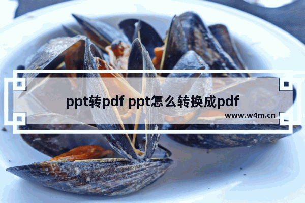 ppt转pdf ppt怎么转换成pdf