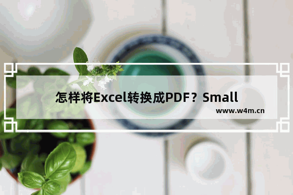 怎样将Excel转换成PDF？SmallPDF转换器将Excel转换成PDF的方法