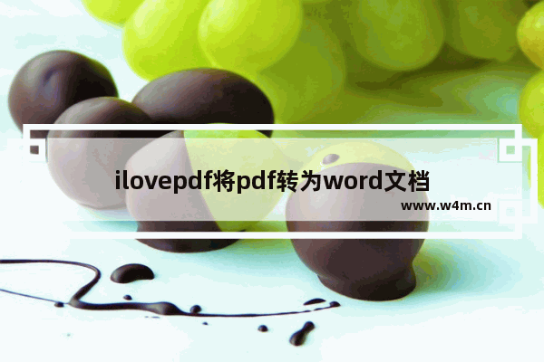 ilovepdf将pdf转为word文档设置步骤介绍