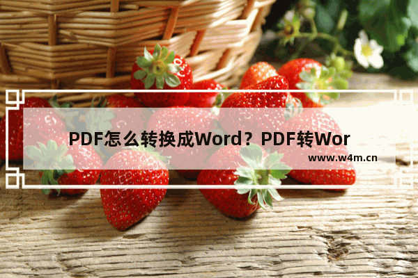 PDF怎么转换成Word？PDF转Word方法介绍