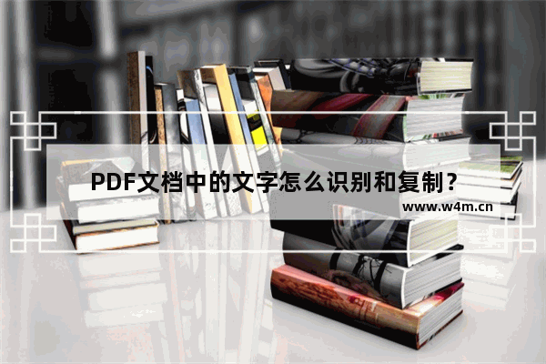 PDF文档中的文字怎么识别和复制？