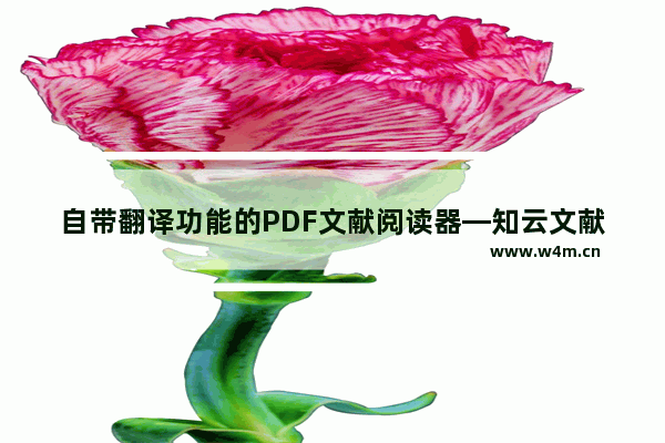 自带翻译功能的PDF文献阅读器—知云文献翻译3.0