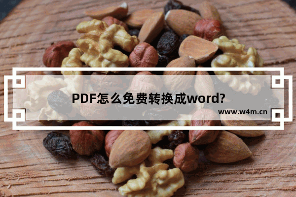 PDF怎么免费转换成word?