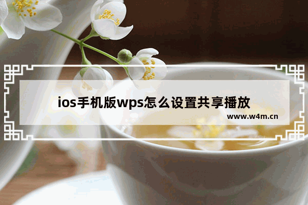 ios手机版wps怎么设置共享播放