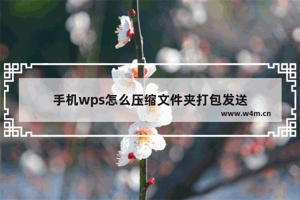 手机wps怎么压缩文件夹打包发送