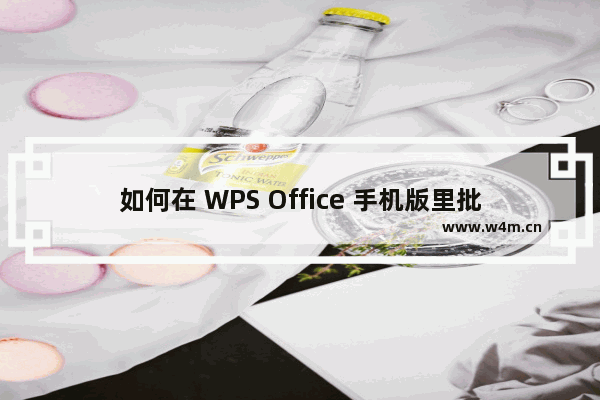 如何在 WPS Office 手机版里批量删除文档