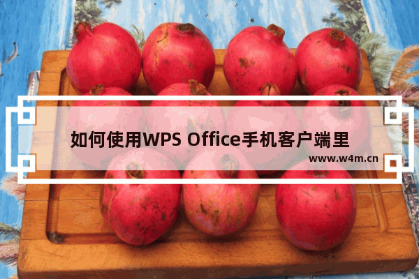 如何使用WPS Office手机客户端里的日历功能