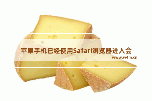 苹果手机已经使用Safari浏览器进入会议还是不能使用语音