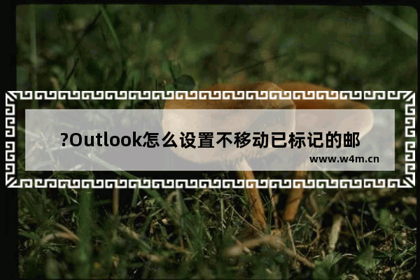 ?Outlook怎么设置不移动已标记的邮件