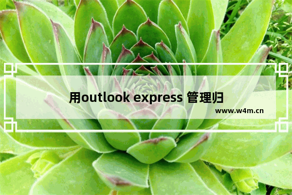 用outlook express 管理归档文件