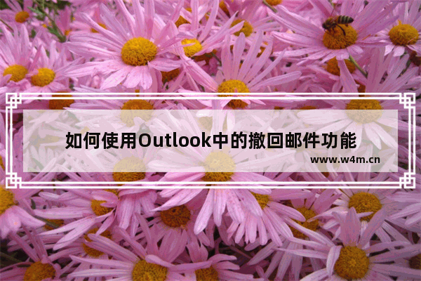 如何使用Outlook中的撤回邮件功能