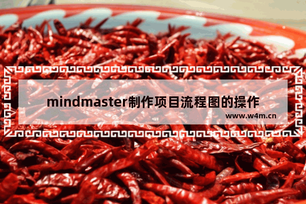 mindmaster制作项目流程图的操作教程