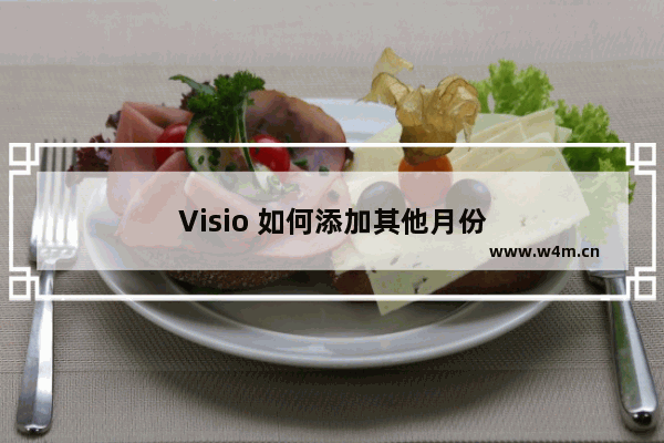 Visio 如何添加其他月份