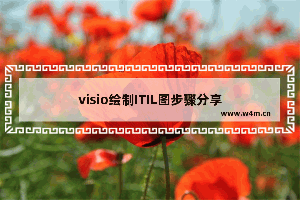 visio绘制ITIL图步骤分享