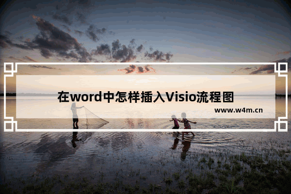 在word中怎样插入Visio流程图