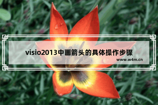 visio2013中画箭头的具体操作步骤